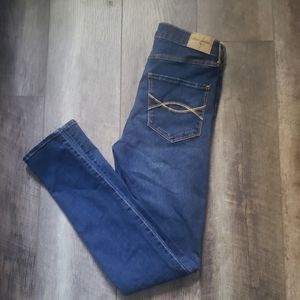 Abercrombie and Fitch girls jeans size 26 super skinny high rise